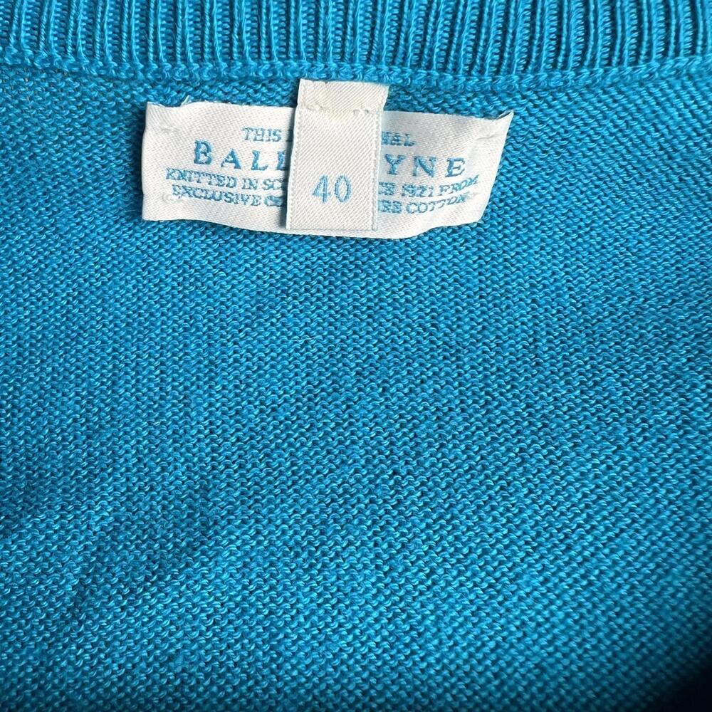 Vintage Two-Piece Sweater Set with Zip-Up Striped Cardigan and Sleeveless Top - Picture 6 of 6